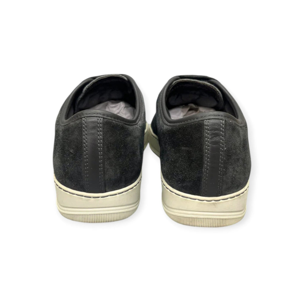 Lanvin Dbb1 Patent Cap Toe Sneaker Elephant Grey | 43